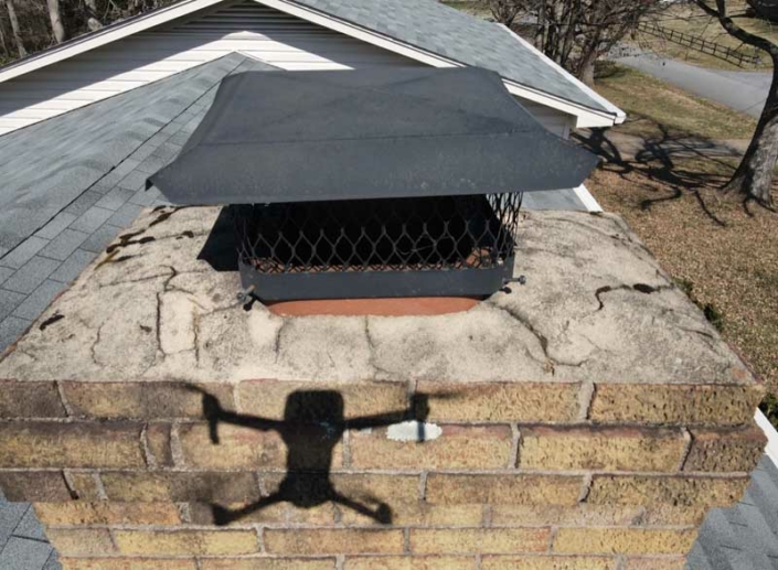 Chimney Cap Damage